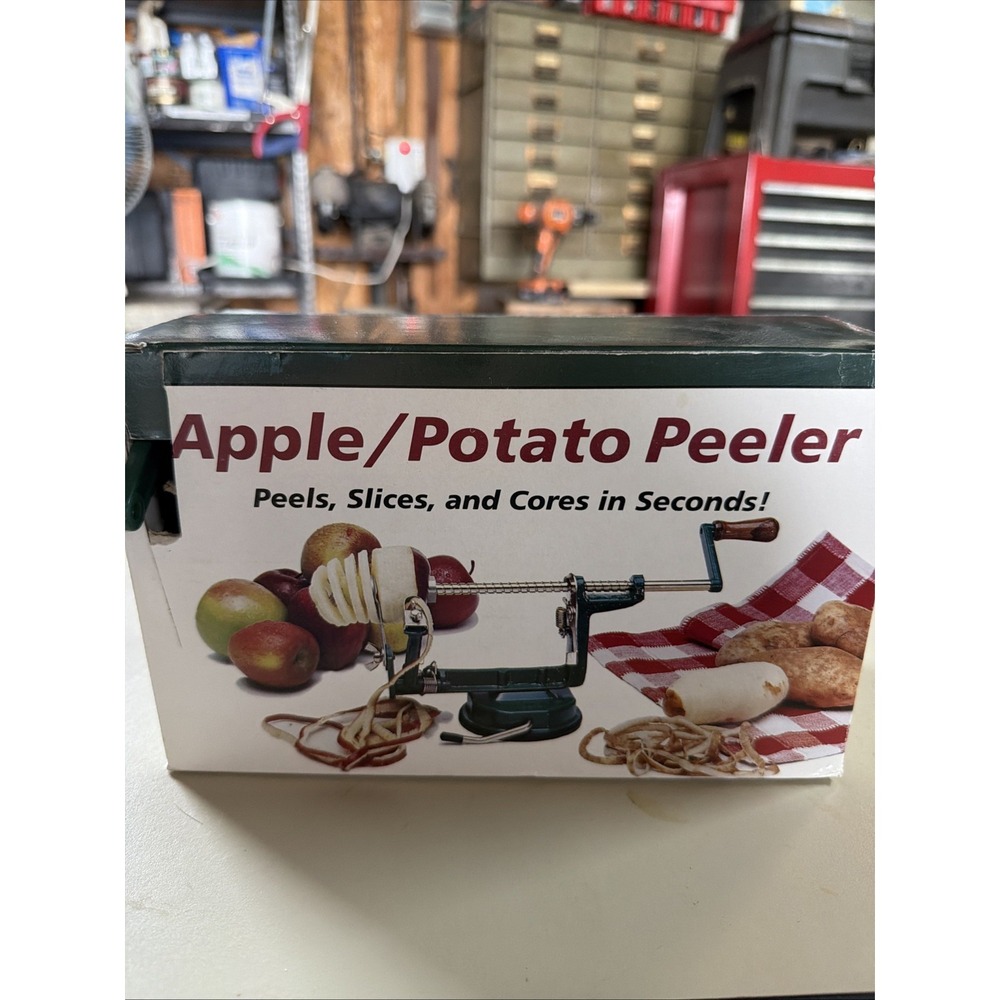 Back to Basics: Apple & Potato Peeler • Stainless  • Peel /Core /Slice • New